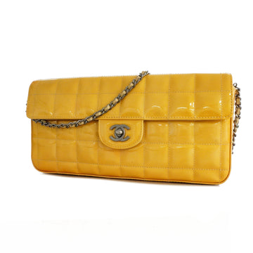Chanel Chocolate Bar chain shoulder Women's Leather Shoulder Bag Yellow