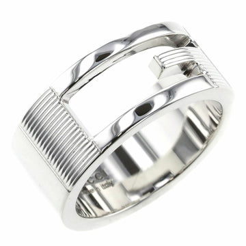 Gucci Ring Branded G Width approx. 8mm Silver 925 Upper JP7-Lower JP8.5 Ladies GUCCI