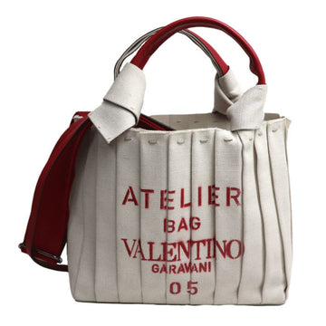 VALENTINO GARAVANI Garavani Brisse Edition 2Way Shoulder Bag Atelier Beige Red WW2B0J36JUX Women's