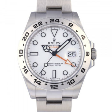 ROLEX Explorer II 216570 white dial watch men