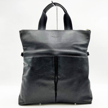COACH Tote Bag Handbag 2WAY Black Leather Women Men Unisex Fashion G1644 F54759