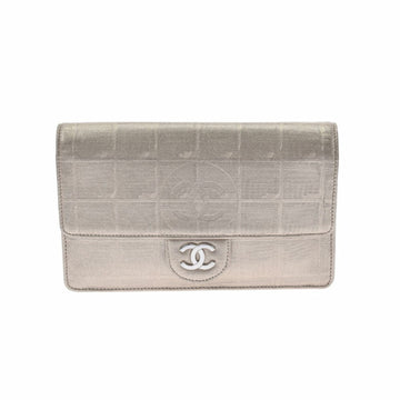 CHANEL New Line Chain Champagne Gold Ladies Leather Shoulder Bag