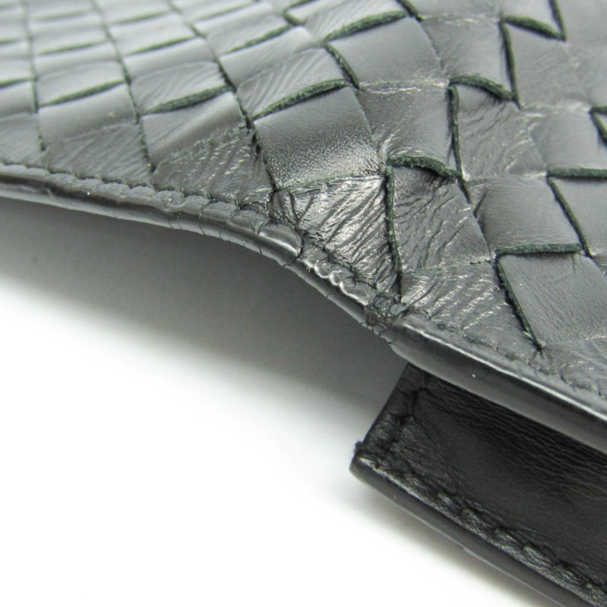 Bottega Veneta® Men's Intrecciato Bi-Fold Wallet in Black. Shop online now.
