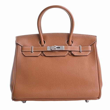 Hermes Togo Birkin 30 Handbag Brown