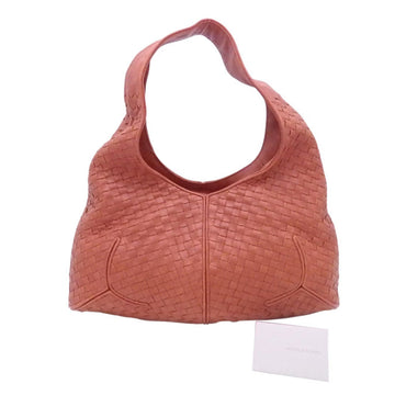 Bottega Veneta shoulder bag intrecciato dark orange leather ladies