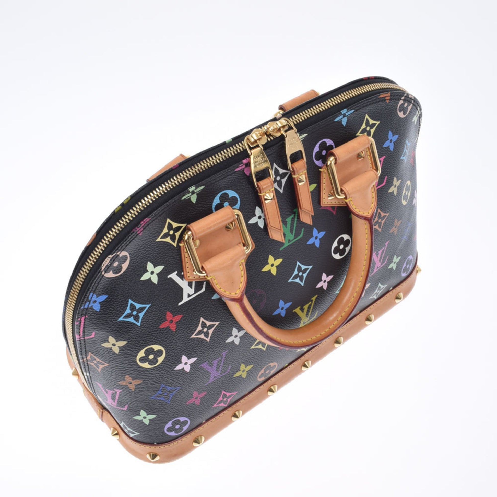 LOUIS VUITTON Multicolor Alma PM Noir M40444 Ladies Monogram Handbag