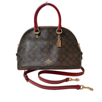 COACH Signature Katie Satchel 2558 2WAY Bag Handbag Shoulder Ladies