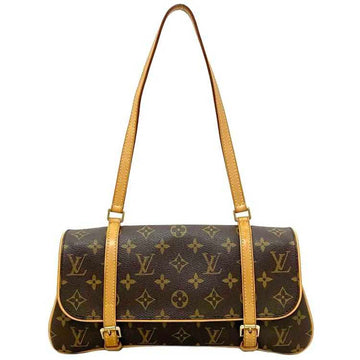 LOUIS VUITTON Handbag Marel Brown Beige Monogram M51157 Canvas Nume VI1004  Flap Belt One Shoulder Bag LV
