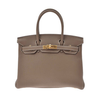 Hermes Birkin 30 Etoupe Y Engraved (around 2020) Ladies Togo Handbag