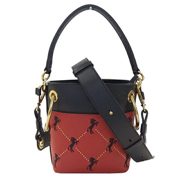 CHLOE  Bag Women's Handbag Shoulder 2way Leather Roy Black Red Horse