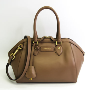 J&M DAVIDSON Women's Leather Handbag,Shoulder Bag Beige
