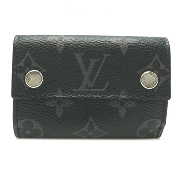 LOUIS VUITTON Discovery Women's Trifold Wallet M67630 Monogram Eclipse [Black]