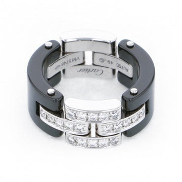 CARTIER Maillon Panthere Ring K18WG White Gold