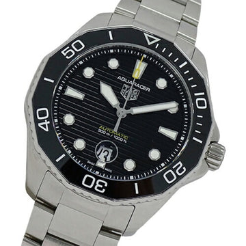 TAG HEUER Aquaracer WBP201A BA0632 Watch Men's Date 300m Automatic AT Stainless Steel SS Silver Black