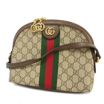 Gucci Shoulder Bag Ophidia 499621 GG Supreme Beige Gold metal