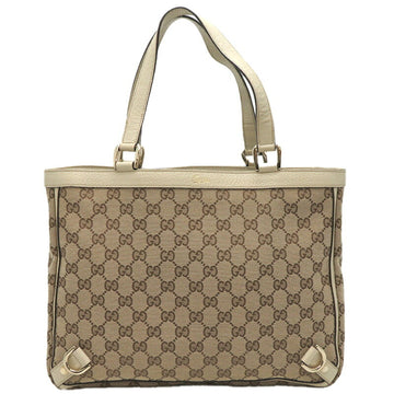 GUCCI Abbey Women's Tote Bag 170004 GG Canvas Ivory