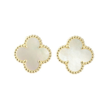 VAN CLEEF & ARPELS Vintage Alhambra K18YG Yellow Gold Earrings