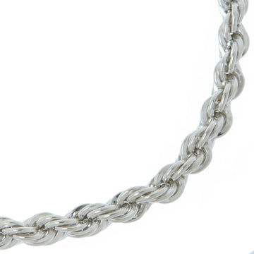 TIFFANY Twisted Rope Necklace Vintage Silver 925 Unisex