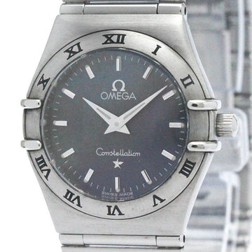 OMEGAPolished  Constellation Stainless Steel Quartz Mens Watch 1512.40