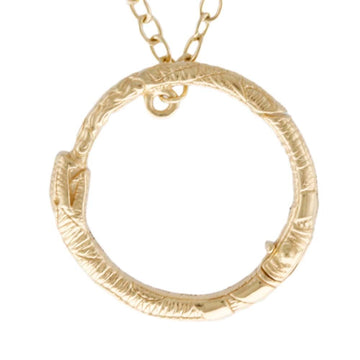 Gucci gold snake ring necklace 18k K18 ladies