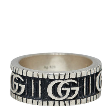 GUCCI Double G Silver Ring SV925 Men's