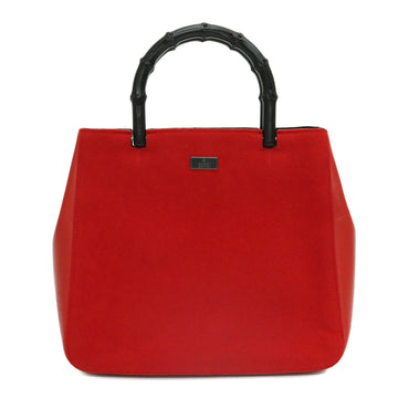 GUCCI Bamboo Handbag 002/1061 Red Ladies
