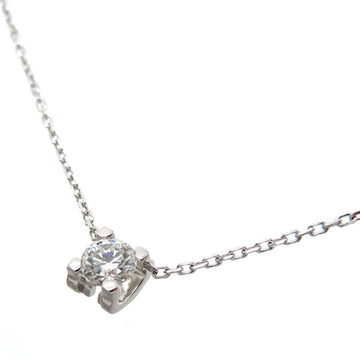 CARTIER C de Diamond Women's Necklace 750 White Gold