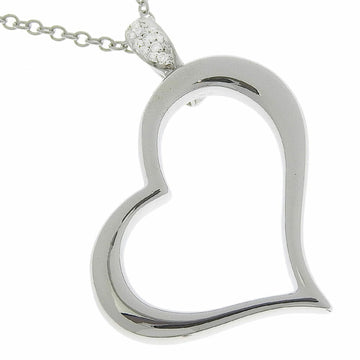 PIAGET Limelight Necklace Heart K18 White Gold x Diamond Women's