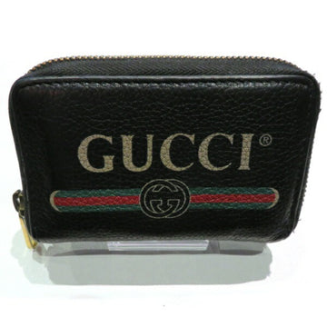 GUCCI Vintage Logo Zip Around 496319 493075 Coin Case Unisex Wallet