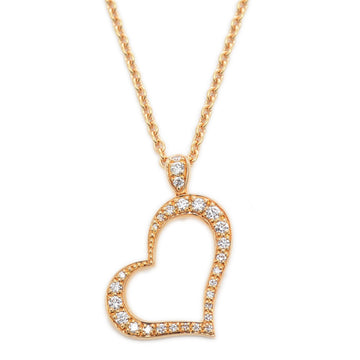 PIAGET Limelight Heart Diamond Necklace K18PG