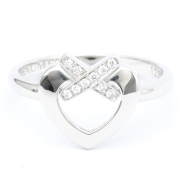 CHAUMET Lian Diamond Ring White Gold [18K] Fashion Diamond Band Ring Silver