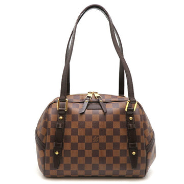 LOUIS VUITTON Rivington PM Women's Handbag N41157 Damier Ebe? [Brown]