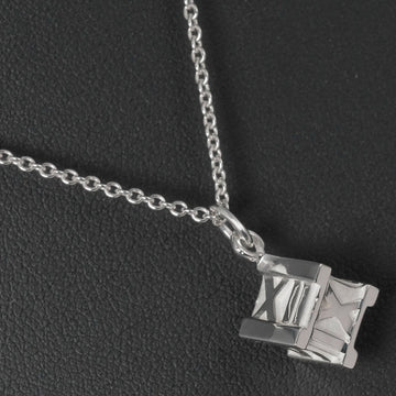 TIFFANY Atlas Cube Necklace Silver 925 &Co. Women's