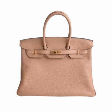 Hermes Taurillon Clemence Birkin 35 handbag brown