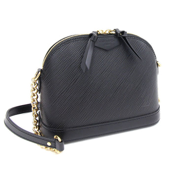 Louis Vuitton Shoulder Bag Epi Alma Mini Chain M51405 Noir Back All Leather Pochette MINI LOUIS VUITON