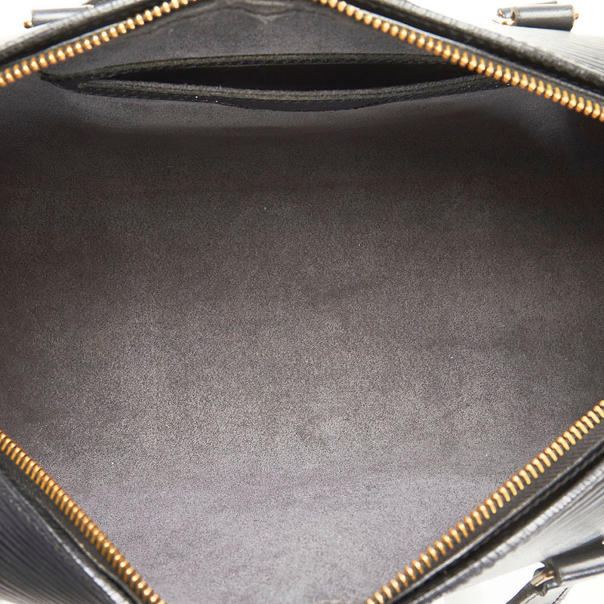 Louis Vuitton Soufflot M52222 Discontinued Shoulder Bag Epi Noir Black  Womens