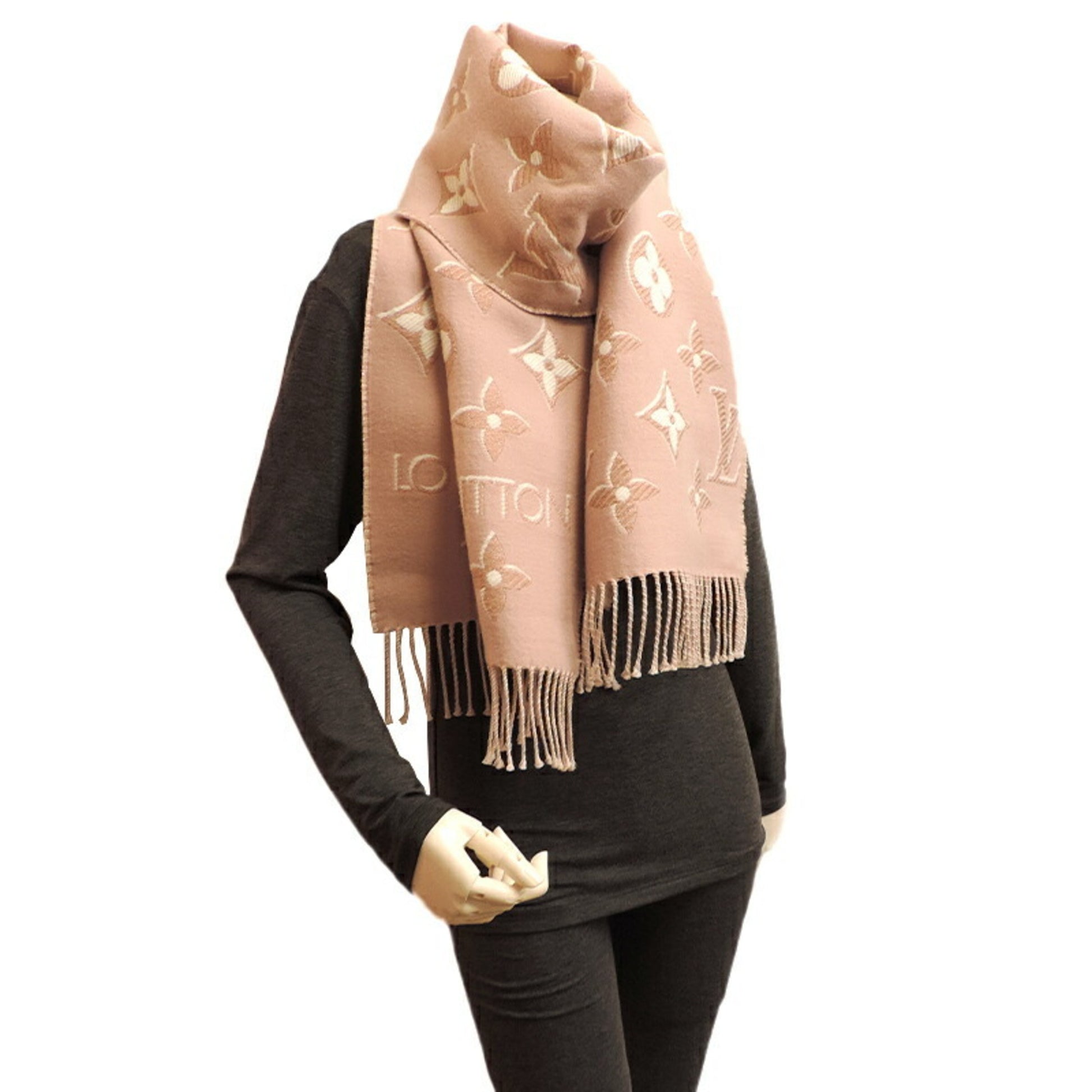 Louis Vuitton M78936 LV Essential Scarf , Pink, One Size