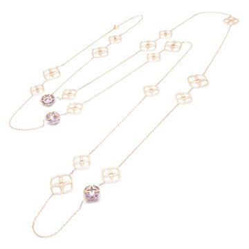 CHOPARD Imperiale Cocktail Necklace Amethyst 8.22ct 3P Long K18PG Pink Gold 819392 199931