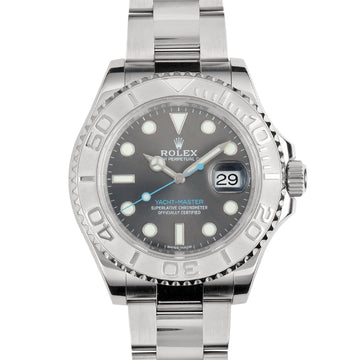 Rolex Yachtmaster Rolesium 116622 Random Men's Automatic Watch PT x SS Dark Rhodium Slate Dial