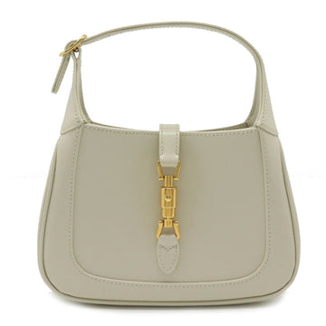 Gucci Jackie 1961 mini hobo handbag shoulder bag leather ivory white 637091