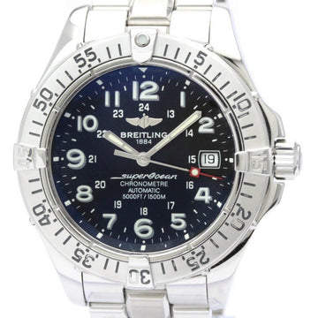 BREITLINGPolished  Super Ocean Steel Automatic Mens Watch A17360 BF558554