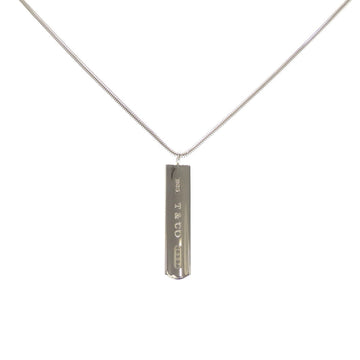 TIFFANY 1837 Bar Necklace Women's SV925 12.7g Silver