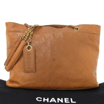 Chanel Bicolor Women's Leather Shoulder Bag,Tote Bag Brown
