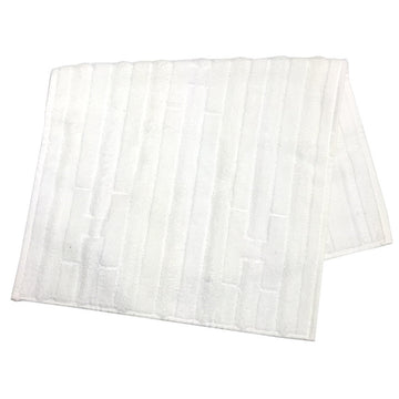 HERMES face towel SERVIETTE INVITE LABYRINTHE 100% cotton white H unisex