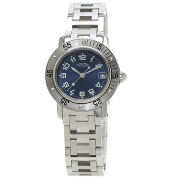 HERMES CL5.210 clipper diver watch stainless steel SS ladies