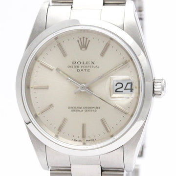 ROLEXPolished  Oyster Perpetual Date 15200 Stainless Steel Mens Watch BF553046