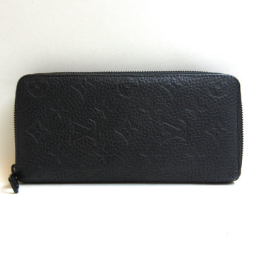 LOUIS VUITTON Wallet Taurillon Leather Zippy Vertical M69047 Black Long