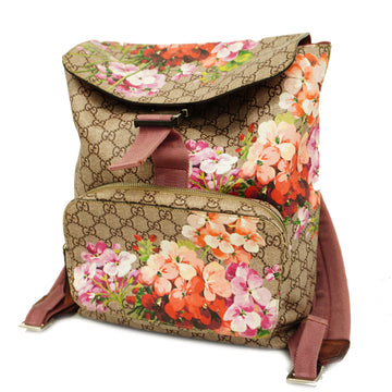 GUCCIAuth  GG Blooms Rucksack 405019 Women's Backpack Beige,Pink