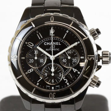 CHANEL J12 Chronograph Box with Frame H0940 Watch Automatic Winding Men's