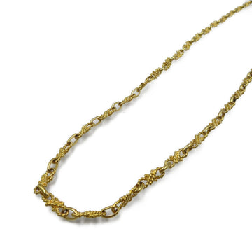 celine metal gold necklace